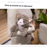 Grand chat orange poupée mignon Simulation poupée de chiffon jouet lavé Techniques trois fleurs chat en peluche couette cadeau d'anniversaire pour coton PP