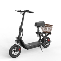 Scooter électrique SMD H6 600W, 45 km/h, autonomie de 25 à 50 km, scooter pliable 48V, charge élevée 180 kg, pneu de ville de 12 pouces