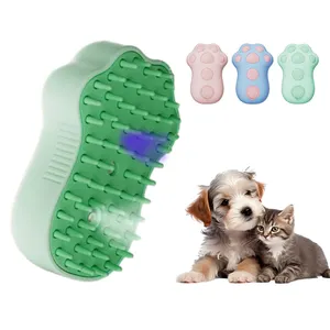 Spray Comb Pet Cat Misty Brush Hair Cat Steamy Brush Upgrade 4 IN 1 Pet Cat Steam Brush With UV Light Self Cleaning For Shedding