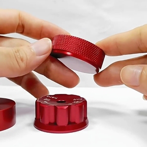 Piezas de mecanizado CNC anodizadas rojas del servicio electrónico LeGood, tapa de acero inoxidable de aluminio 6061 6063 - Product Image 6