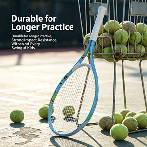Factory Wholesale Carbon Fiber Graphite Tennis Racket With Carrying Bag For Beginners Training Easy To <b>Swing</b> <b>Frame</b> - Product Image 3