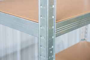 ชั้นวางของในบ้าน/คลังสินค้าแบบไม่มีสลักเกลียว5ชั้นชั้น1500มม. ชั้นเก็บของแบบปรับได้สำหรับกล่องเครื่องมือ - Product Image 2