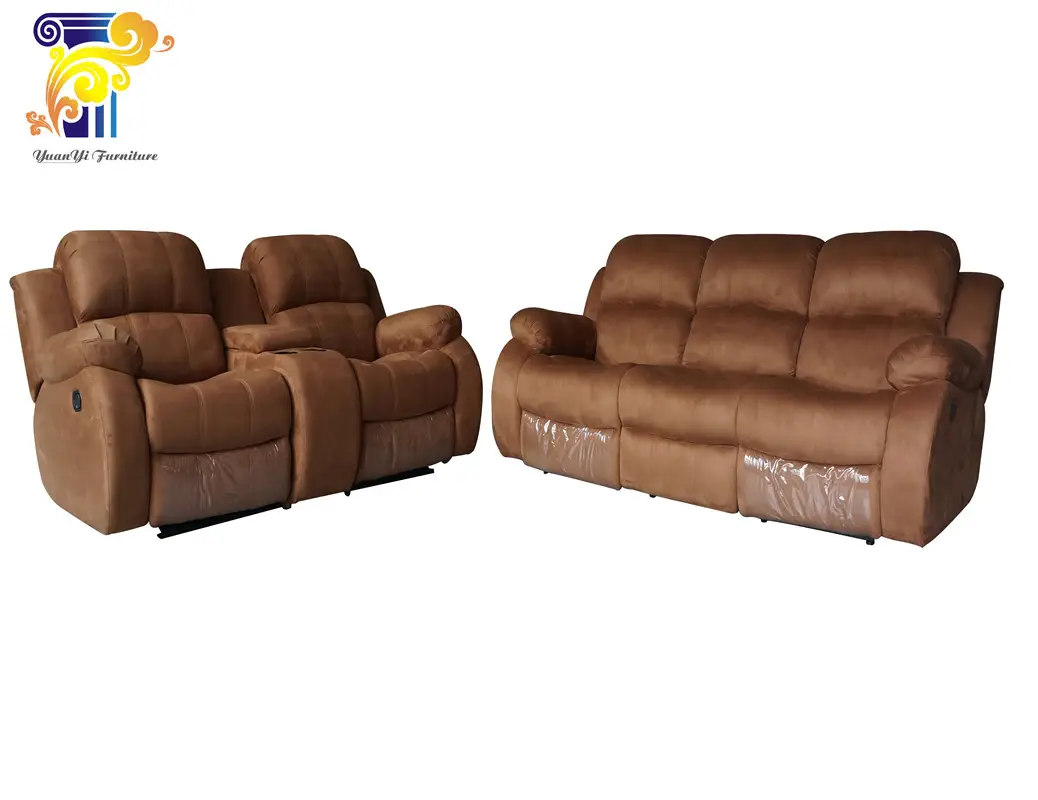 Hot Selling gute Qualität jubelt Elephant Skin Mikro faser Stoff Liege sofa mit Konsole