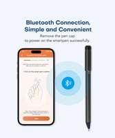 Stylo numérique Hampo OEM, carnet intelligent, reconnaissance de l'écriture manuscrite, système de synchronisation Bluetooth à matrice de points, stockage 8M, batterie 8H