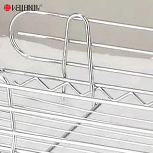 Manufacturer Custom Wire Shelf Ledge Rack For Prevent Round Items From Falling Off Shelves