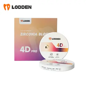 Lodden 18mm bloque de zirconia dental Multicapa Dental multicapa Cadcam Zirconia discos 4D Pro bloque de zirconia multicapa