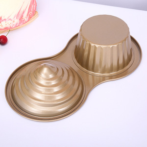 Kit de pelle à pizza géante et moule à gâteau en acier au carbone antiadhésif de grande épaisseur pour 2 tasses - Product Image 4