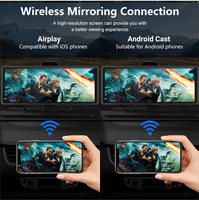 Écran portable sans fil CarPlay de 10,26 pouces, vente en gros d'usine, écran tactile HD Android Auto, prend en charge la caméra de recul 4K