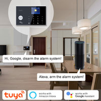 Système d'alarme de sécurité domestique TuyaSmart WiFi GSM avec 3 zones filaires pour la sécurité à domicile PST-G30 - Prix de gros