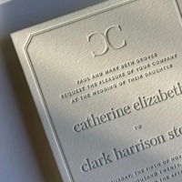 Invitations d'affaires de luxe personnalisées en papier offset, carton de coton, texte estampé à chaud avec liste des invités pour événements d'entreprise et fêtes formelles