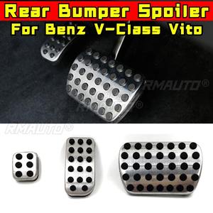 Couvre-pédales de voiture pour Mercedes Benz V-Class Vito, kit carrosserie, antidérapant, en acier inoxydable, accélérateur, frein, pédales extérieures - Product Image 2