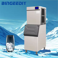 Machine à glaçons commerciale multifonction à filtration, grande capacité, refroidie par air, pour crème glacée, 220V/50-60HZ 110V/60HZ