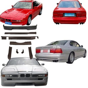 Kit Completo di Alta Qualità AC-S Design per <span class=keywords><strong>BMW</strong></span> Serie 8 <span class=keywords><strong>E31</strong></span> 1991-1997: Labbro Anteriore, Labbro Posteriore, Minigonne Laterali, Paraurti in FRP Nero - Product Image 1