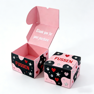 [Consegna Rapida] Scatola Rigida in Cartone Ondulato FUSSEN con Logo Personalizzato a Tema Amore, Confezione Regalo Romantica a Sorpresa per San Valentino - Product Image 2