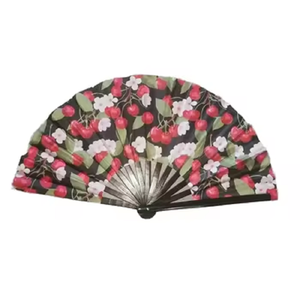 Tùy Chỉnh Cá Nhân Lớn Lớn Bán Buôn Khuyến Mại Gấp Tre Gỗ Nhựa Tay <span class=keywords><strong>Fan</strong></span> Xách Tay Với Logo Trang Trí Đám Cưới - Product Image 5