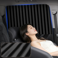 Pare-soleil de voiture avec poches latérales magnétiques, maintien magnétique puissant, sans déplacement, sans installation requise, rideau rafraîchissant pour l'été