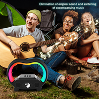 Enceinte portable sans fil LED d'extérieur avec basses puissantes, lecteur de musique, idéale comme cadeau, vente en gros usine