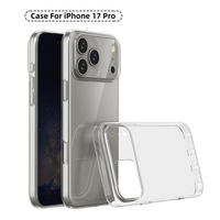 Nouvelle coque transparente pour iPhone 17 Pro Max, protection intégrale, fine, anti-rayures, antichoc