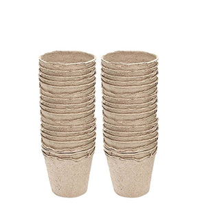 Pâte à papier écologique biodégradable rond plante starter plateaux à <span class=keywords><strong>semis</strong></span> jardinage <span class=keywords><strong>tourbe</strong></span> <span class=keywords><strong>pots</strong></span> <span class=keywords><strong>pour</strong></span> plantes - Product Image 1