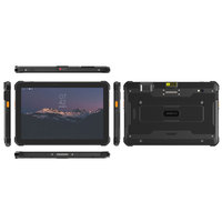 Tablette industrielle robuste Android 16, 10,1 pouces FHD, 10100 mAh, 4G, 5G, WiFi 6, lecteur d'empreintes digitales pour la collecte de données sur le terrain