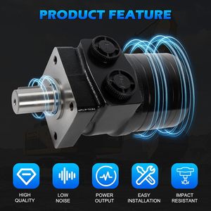Motor Hidráulico Zachager TB0100FS100AAAA de Hierro Fundido, Motor de Pistón de Alto Torque, Reemplazo Directo para la Serie Parker TB TE - Product Image 6
