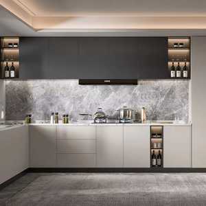 Gabinetes de Cocina Profesionales de Madera Maciza con Construcción Resistente, Cajones Profundos e Isla - Product Image 1