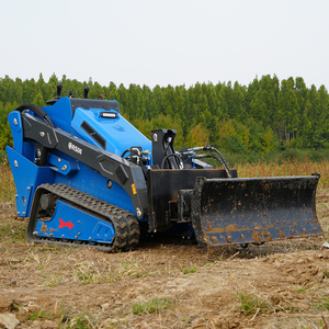 รถตักล้อยาง RIPPA RS06 พร้อมเครื่องตัดหญ้า เครื่องบดไม้ เครื่องยนต์ Kubota รถตักดินดีเซลแบบตีนตะขาบ เครื่องจักรกลการเกษตรขนาดเล็ก รถบูลโดเซอร์ขนาดเล็ก - Product Image 2