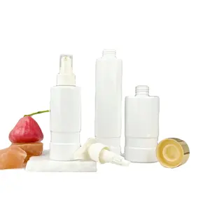 150 250 275 ML Luxury plastic lotion shampoo bottle travel cream spraying bottle Recyclable refillable Sub pump bottles