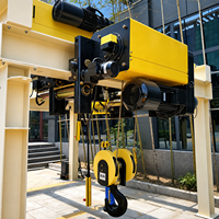 Palans électriques 1t, 3t, 5t, 10t, 15t, grue à double poutre avec crochet de levage 2 tonnes, palan de style européen 220V 380V, palan électrique FEM 7 tonnes
