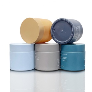 Customized Cosmetic Cream Glass <b>Containers</b> Wholesale Empty Skin Care Frosted Matt Green 2 oz 50g 60g Glass Cosmetic Jar with Lid - Product Image 4