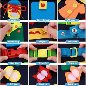 Tableau d'activités licorne pour enfants, jouets éducatifs préscolaires, activités pour garçons et filles, cadeaux pour bébés, tableau pour tout-petits - Product Image 2