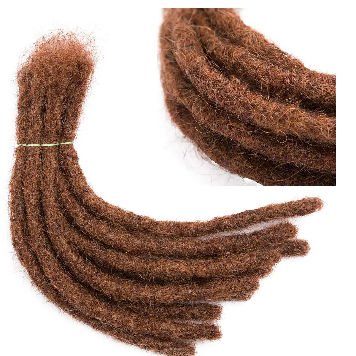 Human Hair Dreadlocks Extensions Blonde Handmade Loc Crochet Braiding Decoration Human Hair Extensions for Men/Women