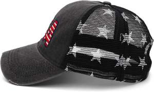 4-я патриотическая шляпа дальнобойщика-американский флаг, дизайн США, 3D вышивка и сетчатая ткань-летняя шапка унисекс - Product Image 4