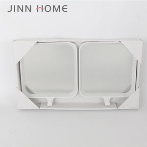 Giá rẻ Nhựa PP nhựa Giá móc nghệ thuật Deco Vòng thiết kế với gương kính và cửa treo tường bên cạnh phòng khách - Product Image 2