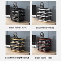 DK-019 bureau petit support écouteur amplificateur imprimante support carte son décodage conception en couches support d'équipement Audio
