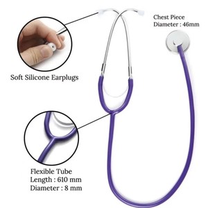 เครื่องฟังหัวใจแบบหัวเดียวสำหรับใช้ในโรงพยาบาลคู่มือสำหรับผู้ป่วยผู้ใหญ่ - Product Image 3