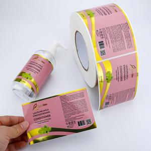 ฉลากแชมพูและครีมนวดผม Byenblan Laloline Amla Strengthening ขนาด 8 ออนซ์ 250 มล. กาวกันน้ำ รูปทรงสี่เหลี่ยมผืนผ้า วัสดุ PET แบบม้วน - Product Image 6