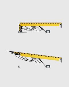 Sistema de Nivelador de Andén Hidráulico de Servicio Pesado TM PEDANE - Modelo BAGDS250B - Familia BAGDS - Capacidad de 6000-9000 kg - Ancho 2000 x Largo 2400+400+400 mm - Product Image 4