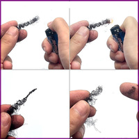 Cheveux 100% humains Afro Kinky Curly en vrac, pré-étirés, doux, naturels, pour tresses au crochet, extensions capillaires en gros