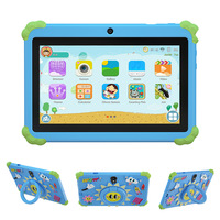 Buen precio 7 pulgadas niños regalo WiFi Tablet Pc resistente inteligente Android Tablet juego Google tableta educativa para niños