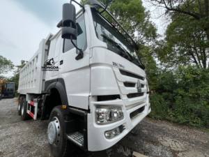 Camion benne diesel Howo 371 d'occasion, conduite à droite, 6x4, régulateur de vitesse adaptatif, boîte de vitesses automatique rapide, Euro 5, pour l'exploitation minière - Product Image 6