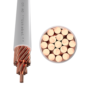 Cable Eléctrico Flexible de Cobre H07V-K 1x50mm con Aislamiento de PVC, Cable Unipolar para Instalaciones de Edificios y Paneles - Product Image 1