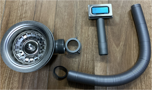 Saringan keranjang wastafel dapur standar Australia <span class=keywords><strong>2</strong></span> inci saringan keranjang outlet dengan kit limbah meluap saringan air dengan meluap - Product Image 2