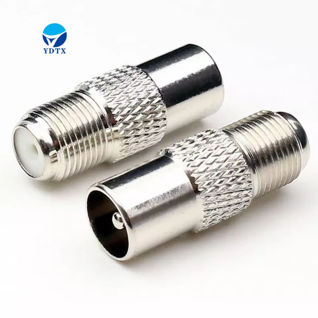 Factory Wholesales Indoor Antenna F Female to TV Male Adapter PAL Plug Connector
