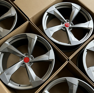 Rines Forjados GRAYFOX Monoblack de 18, 19 y 21 Pulgadas, 5x120, 5x112, 5x114.3 para <span class=keywords><strong>Audi</strong></span> Q5 B9 <span class=keywords><strong>A4</strong></span> A6 A7 RS6 C5 C6 B6 <span class=keywords><strong>B7</strong></span> B8 - Product Image 3