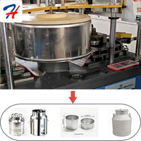 Ligne de production automatique HT pour la fabrication de seaux en aluminium : étirage, bordage, roulage de nervures, machine à filer – Solution clé en main