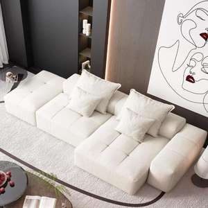 Sofá Seccional Modular de Esquina de Tela Comprimida para Sala de Estar, Envío Directo desde EE. UU., en Oferta - Product Image 2