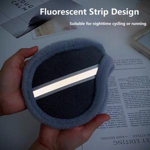 ที่ครอบหูให้ความอบอุ่นและเย็นของผู้ชายสไตล์ใหม่ต่างหูแฟชั่นกันหนาวแบบหนาพร้อมผ้ากำมะหยี่ป้องกันการแช่แข็งสำหรับขี่จักรยาน - Product Image 2