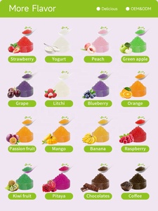 Perlas de Boba Personalizables Sin Azúcar, Múltiples Sabores, Bolas de Jugo de Frutas, Almidón de Tapioca, Las Mejores Bolas Explosivas para Té de Burbujas de China - Product Image 5