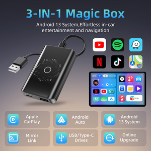2025 mới phổ biến nhất 4GB + 32GB Carplay ai hộp không dây Android Auto Carplay hộp hỗ trợ cho Netflix Youtube - Product Image 2